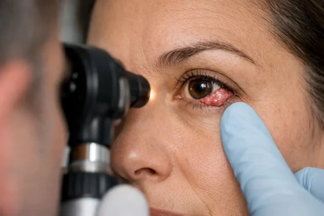 ¿Por qué sale una carnosidad ocular en el ojo?