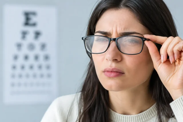 Visión borrosa por edema corneal y su atención